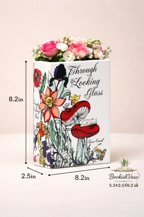 Hearth Wood Large Ceramic Book Vases