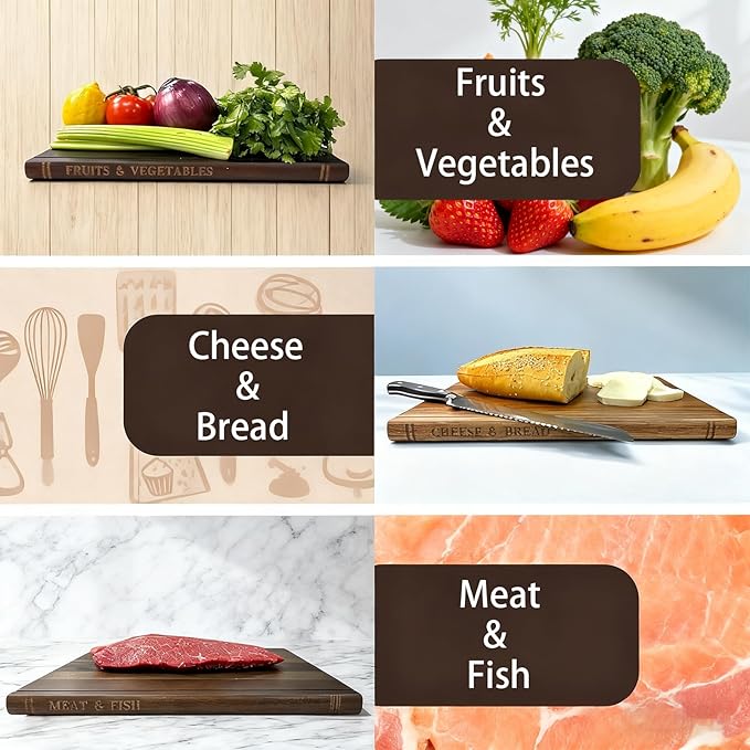 Hearth Wood Book Cutting Boards